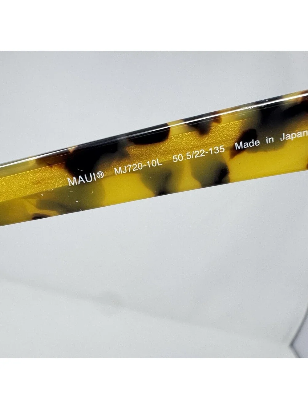 Maui Jim Coco Palms MJ720-10L Tortoise Sunglass Frames 50.5-22-135 Japan